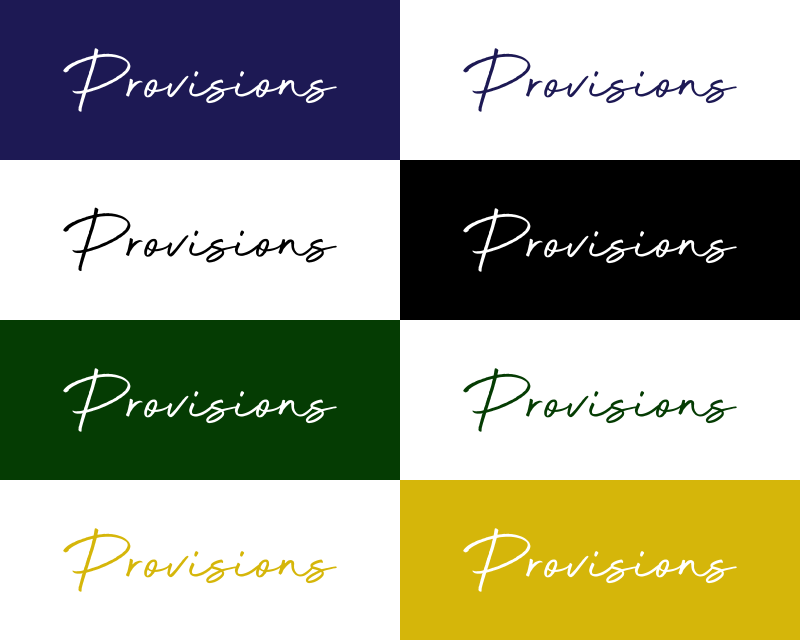 Logo Design for Provisions
