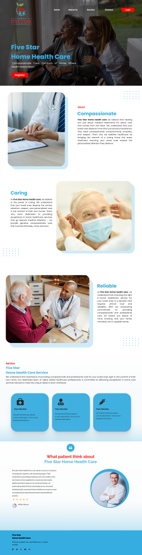 need the design for home health care entry by Wisnuku