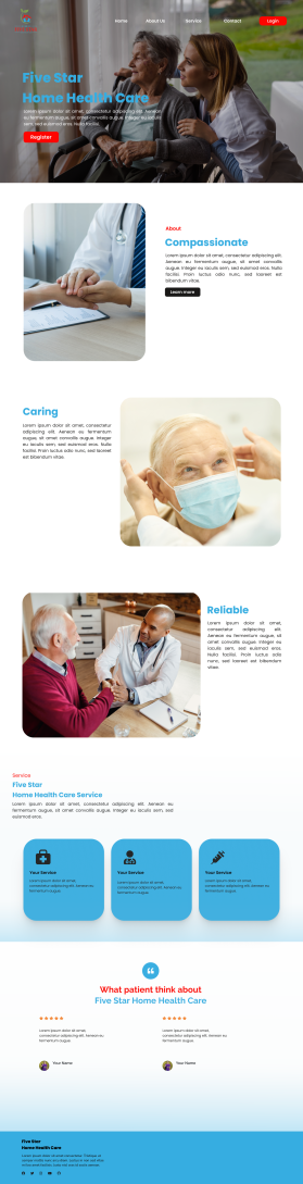 need the design for home health care entry by Wisnuku