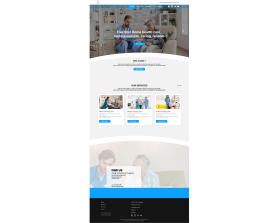 need the design for home health care entry by hary creative