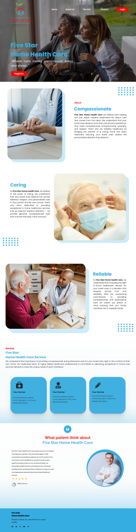 need the design for home health care entry by Wisnuku