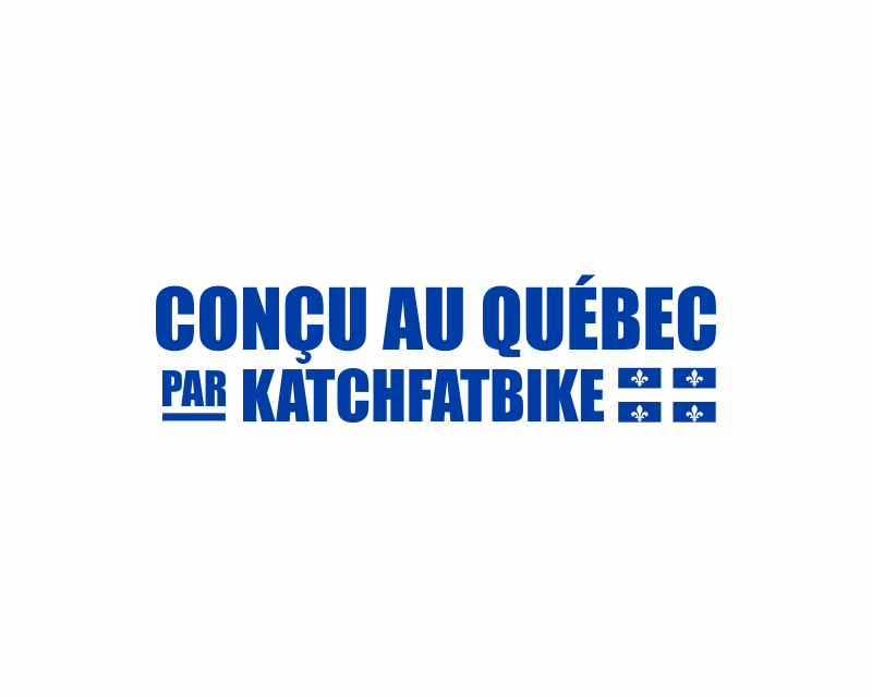Logo Design for Conçu au Québec par KatchFatBike