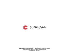 Winning entry: Courage Energy entry by jonjon