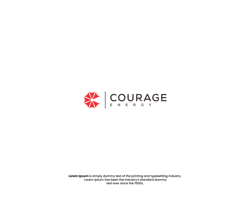 Logo Design for Courage Energy
