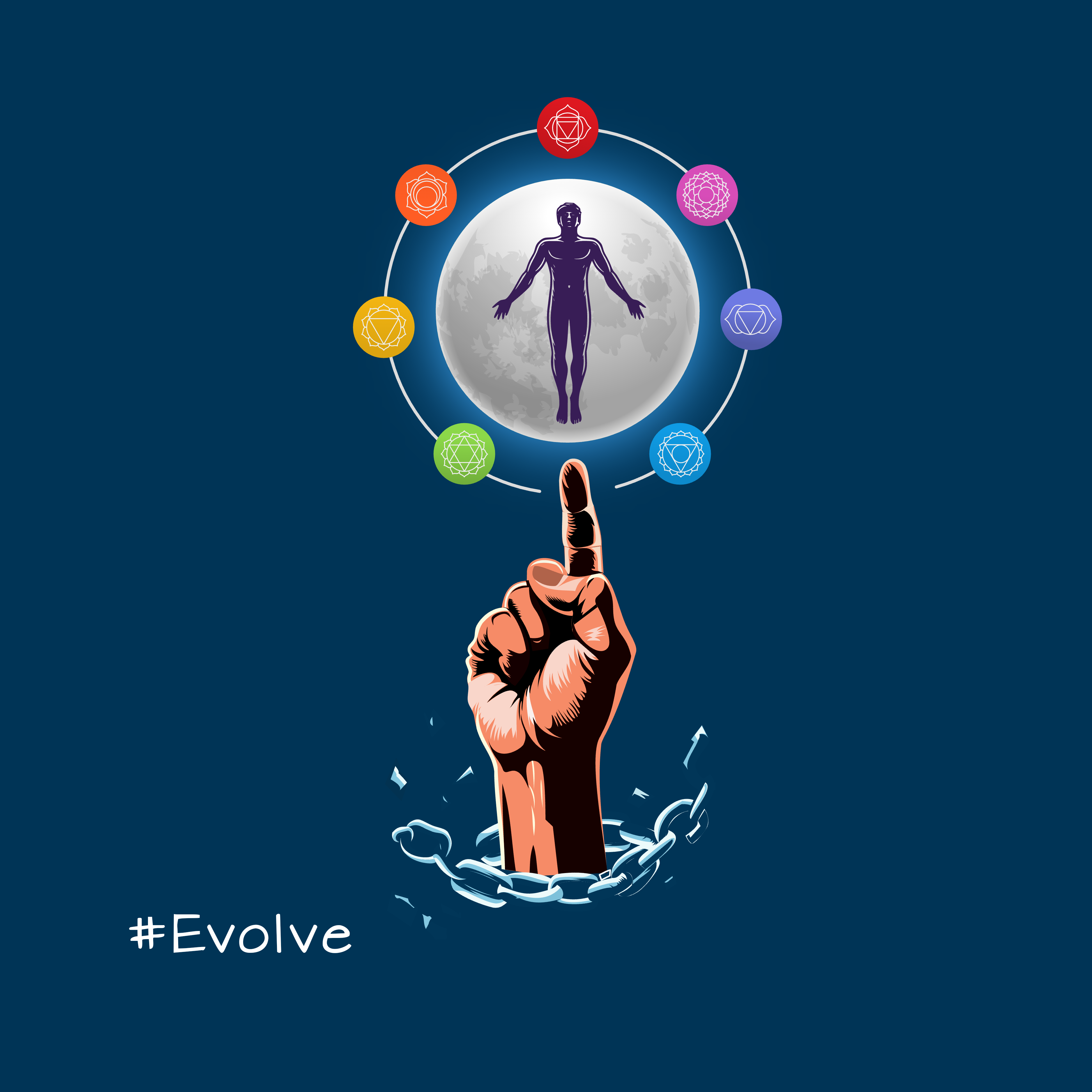 T-Shirt Design for #Evolve Design