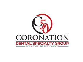 Coronation Dental Specialty Group 50th Anniversary Logo entry by LogoAmr