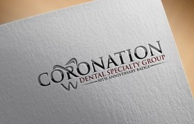 Coronation Dental Specialty Group 50th Anniversary Logo entry by LogoAmr