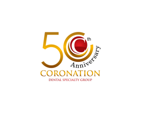 Coronation Dental Specialty Group 50th Anniversary Logo entry by lutfi alfiyan
