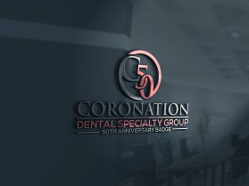 Coronation Dental Specialty Group 50th Anniversary Logo entry by LogoAmr