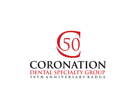 Coronation Dental Specialty Group 50th Anniversary Logo entry by sofie