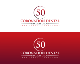 Coronation Dental Specialty Group 50th Anniversary Logo entry by idin