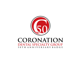 Coronation Dental Specialty Group 50th Anniversary Logo entry by sofie