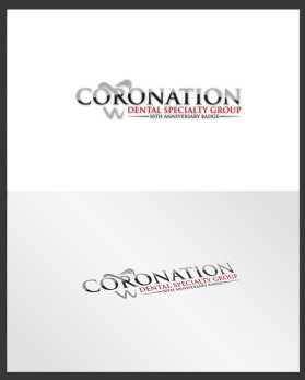Coronation Dental Specialty Group 50th Anniversary Logo entry by LogoAmr