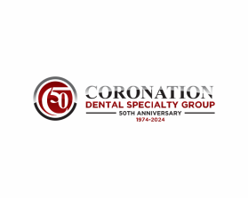 Coronation Dental Specialty Group 50th Anniversary Logo entry by mulia