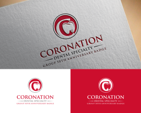 Coronation Dental Specialty Group 50th Anniversary Logo entry by Bpo