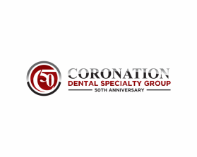 Coronation Dental Specialty Group 50th Anniversary Logo entry by mulia