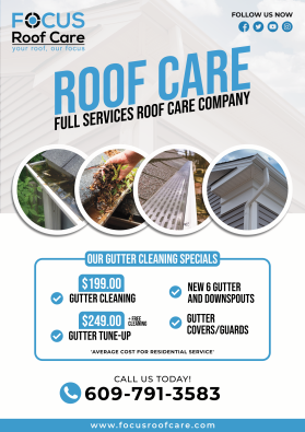 Brochure Design Entry 3236962 submitted by iosiconsdesign to the contest for FocusRoofCare.com run by rtooley