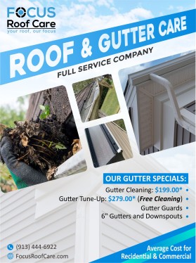 FocusRoofCare.com entry by AllFind Design
