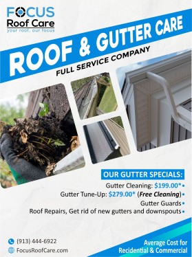 FocusRoofCare.com entry by AllFind Design