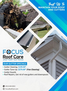 FocusRoofCare.com entry by AllFind Design