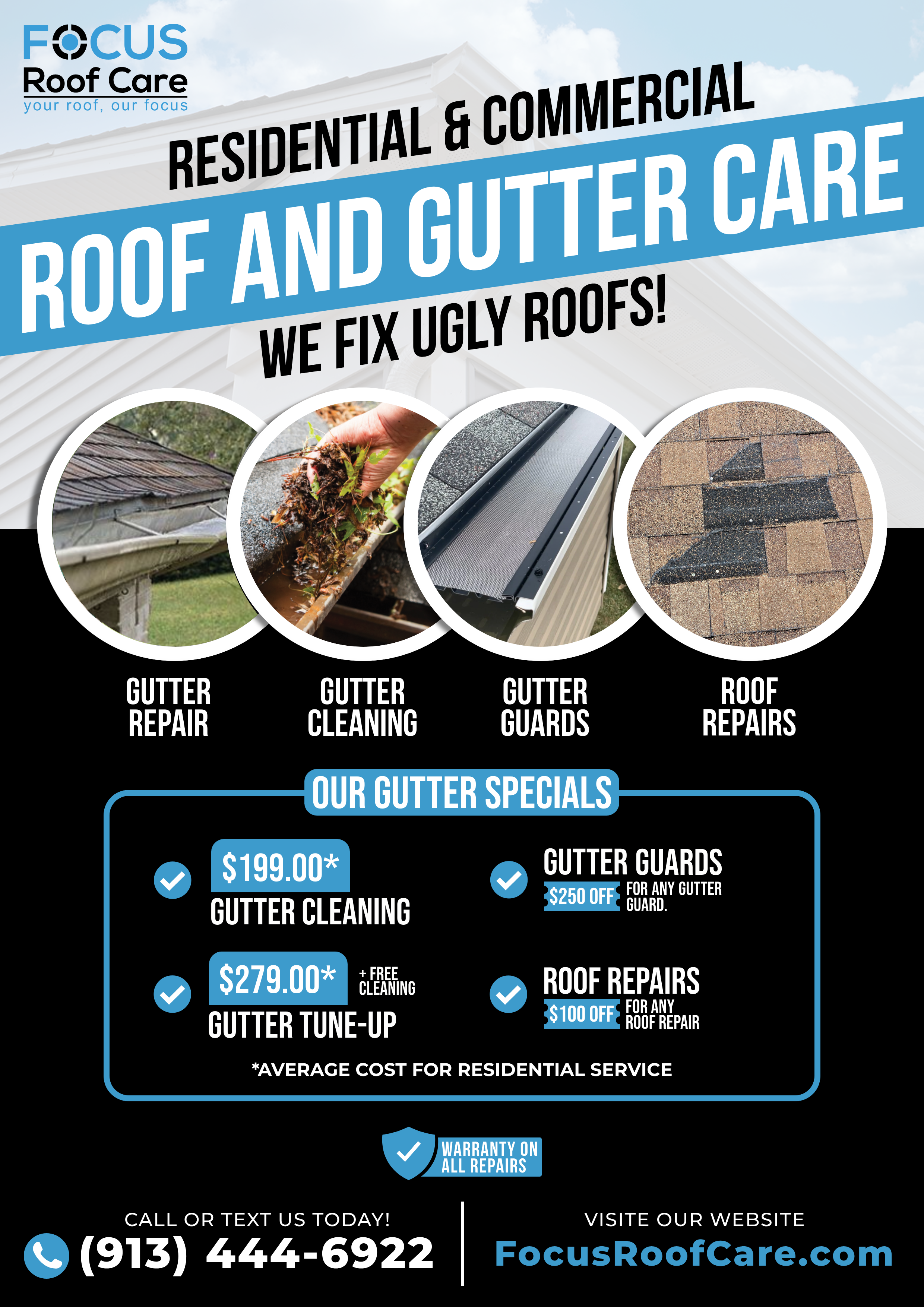 Brochure Design for FocusRoofCare.com