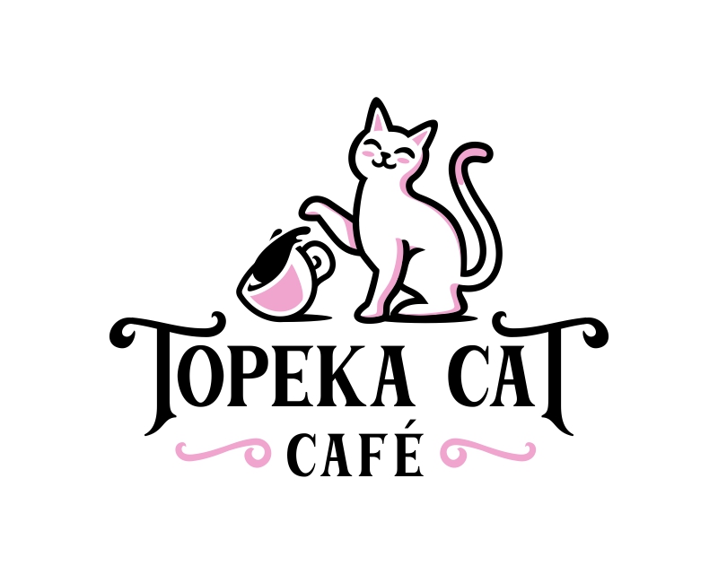 Logo Design for Topeka Cat CafeI
