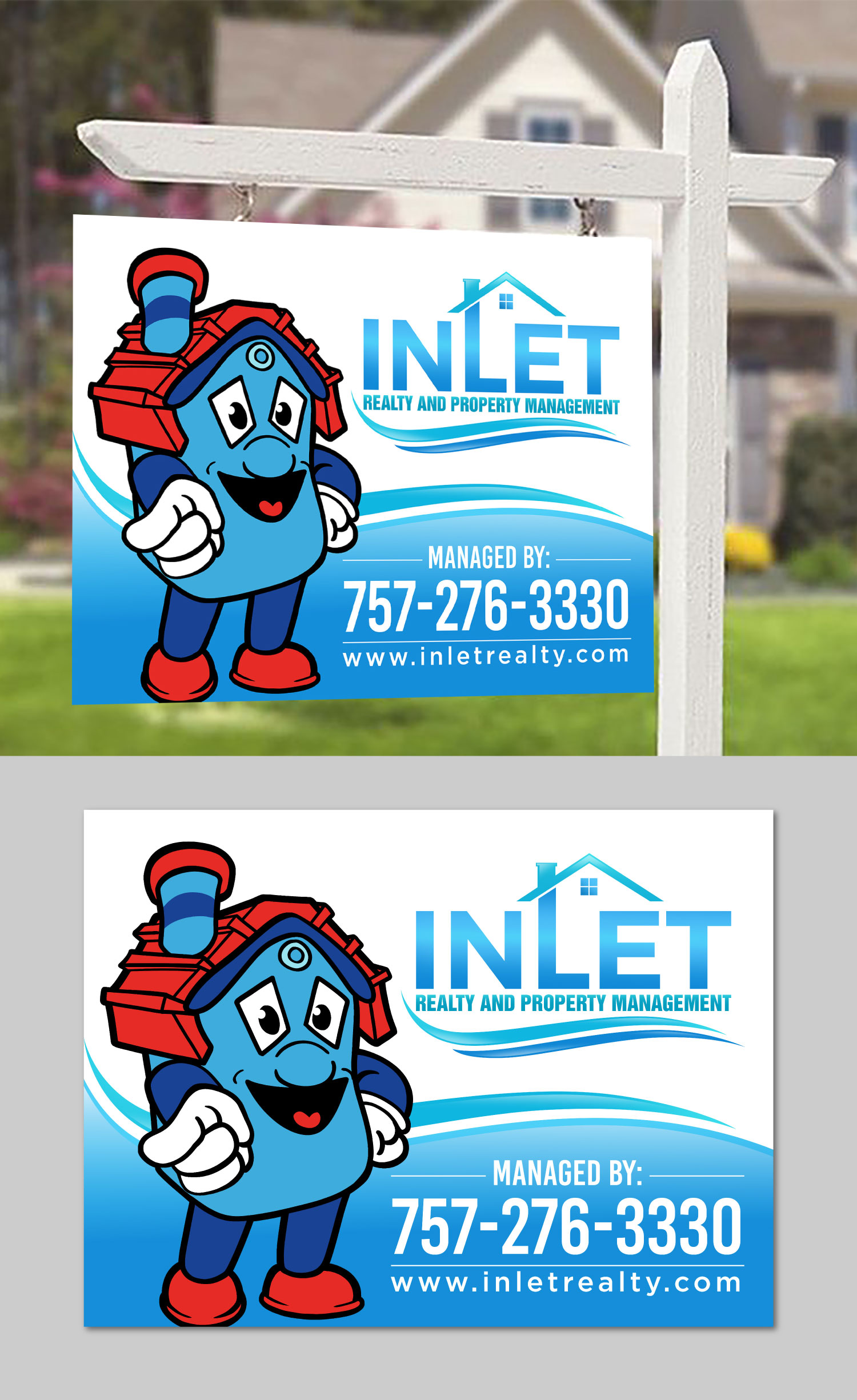 Graphic Design for Inlet Realty and Property Management