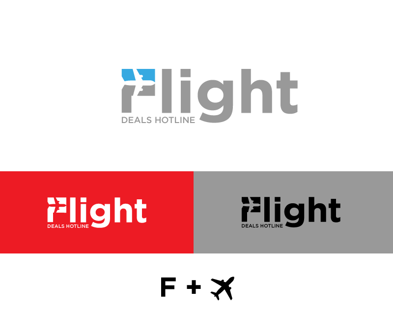 Logo Design for Flight Deals Hotline