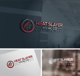 Heat Slayer HVAC Co. entry by LogoAmr