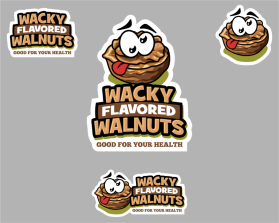 Wacky Flavored Walnuts (Flavored) Should be included in all logos entry by Digiti Minimi