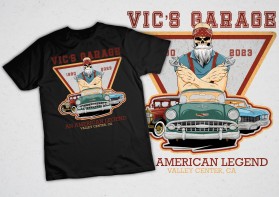 Vics Garage entry by faisalartwork