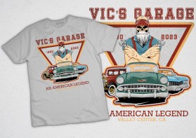 Vics Garage entry by faisalartwork
