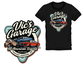 Winning entry: Vics Garage entry by Digiti Minimi