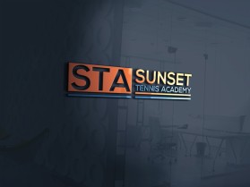Winning entry: Sunset Tennis Academy entry by Dark49