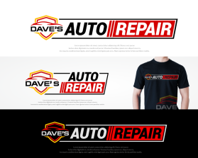 Winning entry: Dave's Auto Repair entry by dhanny09