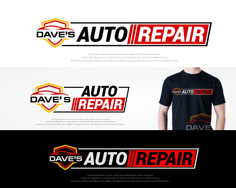 Logo Design for Dave's Auto Repair