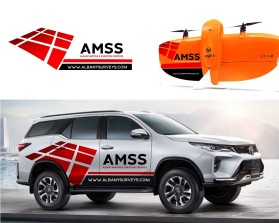 Winning entry: Design branding decals for a Toytota Fortuner and Wingtra Survey Drone entry by WOWIDEA99