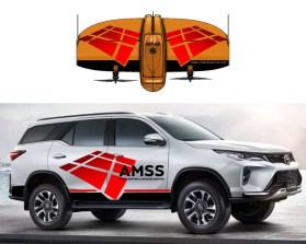 Design branding decals for a Toytota Fortuner and Wingtra Survey Drone entry by bayu_desain88