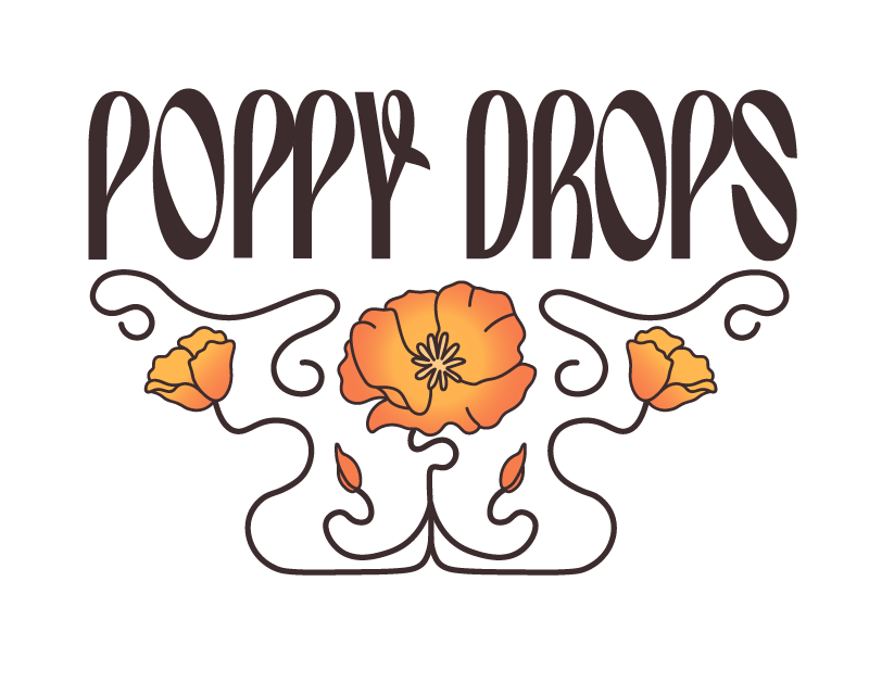 Logo Design for Poppy Drops