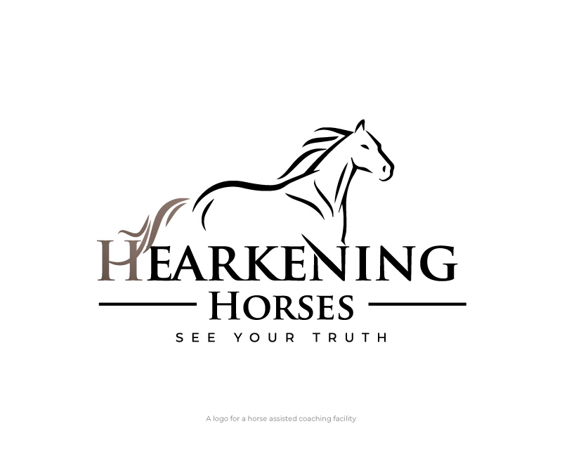 Logo Design for Hearkening Horses
