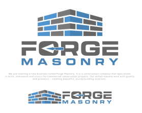 Winning entry: Forge Masonry entry by twdesignstudio