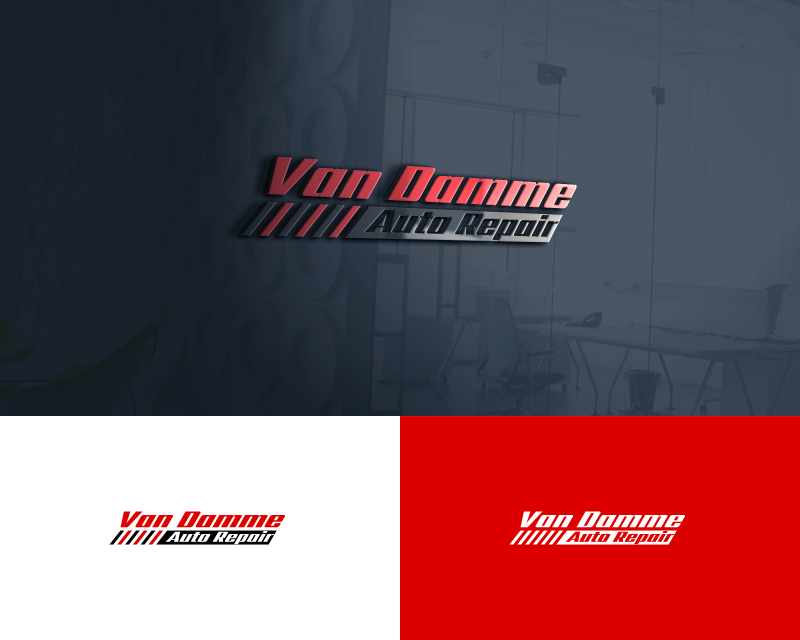 Logo Design for Van Damme Auto Repair