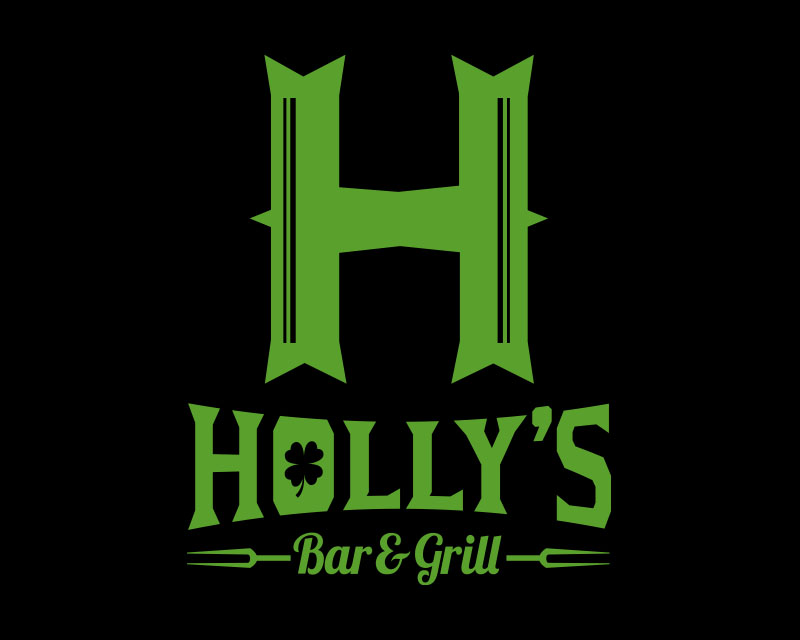 Logo Design for H HOLLY’S BAR AND GRILL