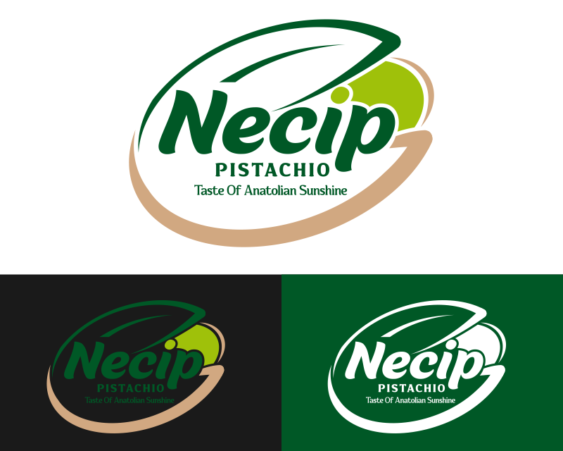 Logo Design for Necip Pistachio,Necip Nuts,Necip Antep Fıstığı,Necip