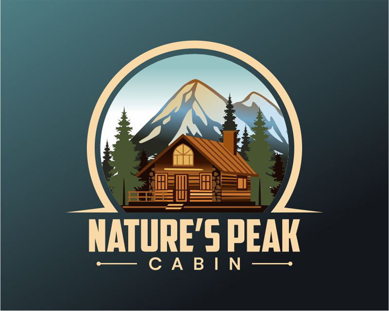 Logo Design for Nature's Peak Cabin