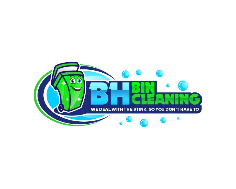 Logo Design for BH BIN CLEANING