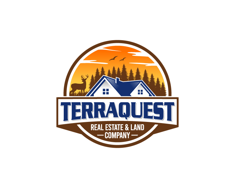 Logo Design for TerraQuest Real Estate & Land Company (or Co.)