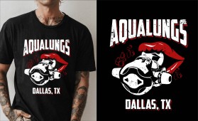 Can YOU make SCUBA diving look EDGY & ENTERTAINING?  Seeking a  cool t-shirt design that even non-divers would wanna wear, cuz it looks so good! entry by Maulana85