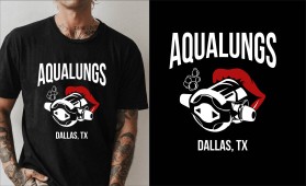 Can YOU make SCUBA diving look EDGY & ENTERTAINING?  Seeking a  cool t-shirt design that even non-divers would wanna wear, cuz it looks so good! entry by Maulana85