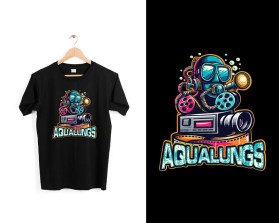 Can YOU make SCUBA diving look EDGY & ENTERTAINING?  Seeking a  cool t-shirt design that even non-divers would wanna wear, cuz it looks so good! entry by WOWIDEA99